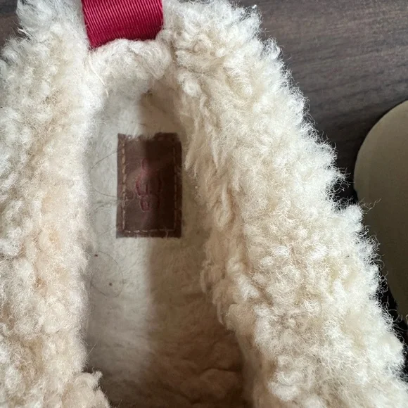 UGG WOMEN TAZZ UGG BRAID NATURAL SUEDE PLATFORM SHOES US 6-6.5 - Picture 8 of 14